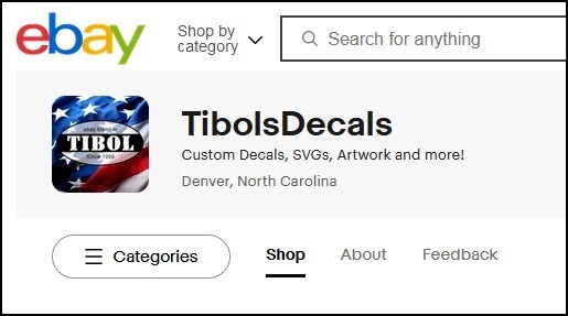 eBay Store TibolsDecals